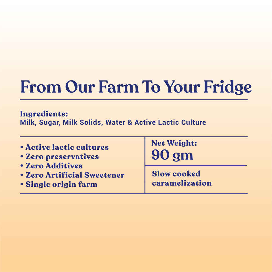 Joi Farm Creamy Top Yogurt - Mishti